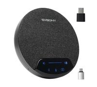 SVBONY SVN O1 Conference Microphone de Doble Canal con Cancelación de Ruido 3 AI, 4 Micrófonos para Grabación de Voz de 360°, 3 Conexiones Plug & Play para Salas de Conferencias Medianas y Grandes