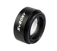 'svbony Vite 1.25 31.7 mm 0.5 X focales Reductor Focal Reducción rosca M28 x 0.6 para telescopio okulares astronomía (Negro)