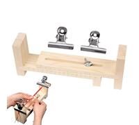 SVCEQZE 22x4.5x8.5 Cm Plantilla De Pulsera De Madera, Ajustable Pulsera Fabricante De Muñequeras, Muñequera De Madera Tejer Craft Tool Kit, Marco De Madera Para Hacer Pulseras En Forma De U