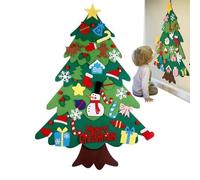 SVCEQZE 98x70cm Conjunto De Árbol De Navidad De Fieltro, Árbol De Navidad Mon-Tessori, Kit De Árbol De Navidad, Decoración Creativa De Fieltro para Árbol De Navidad