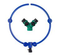 SVCEQZE Anillo de riego para árboles con retraso de tiempo | Anillo de riego de árbol reutilizable y rellenable - Aspersor ajustable 360 grados de riego para plantas, macizos de jardín, arbustos y