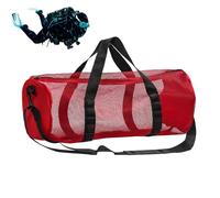 SVCEQZE Bolsa De Buceo De Malla 58 X 27 X 27 cm Bolsa De Buceo Malla Bolsa De Deporte De Malla Bolsa De Playa De Malla Bolsa De Equipo De Buceo Cilíndrico, Bolsa De Malla Plegable Para Natación