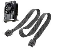 SVCEQZE Cables de alimentación VGA | Cable de alimentación para Tarjeta gráfica de 8 Pines | Cable de extensión de Tarjeta gráfica de línea Plana 8P a 6+2P para Conector de PCI Express