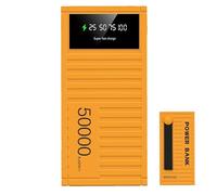 SVCEQZE Cargador portátil, 50.000 mAh, batería de carga rápida, batería para teléfono móvil, batería externa portátil con pantalla LED, cargador portátil con pantalla digital, para camping, senderismo