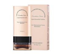 SVCEQZE Corrector en barra, maquillaje en barra - Base en barra mate con brocha Base en barra natural - Barras de contorno Hydrating Makeup Revolution para Acción de Gracias, Navidad, citas, compras y