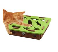 SVCEQZE De Uñas para Gatos con Bola De Cascabeles | De Uñas Interactiva con 2 Pelotas con Cascabel | De Enriquecimiento Y para Rascar,para Cuidado De Mascotas Y Protección De Muebles
