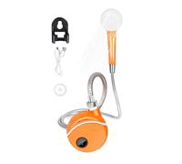 SVCEQZE Ducha Portátil para Camping - Ducha De Camping Recargable con Pantalla LED Inteligente | Bomba Recargable para Senderismo, Viajes, Coche, Lavado de Mascotas y Actividades al Aire Libre