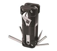 SVCEQZE Herramientas para motocicleta, kit de herramientas de acero, juego de accesorios de herramientas de ciclismo plegable, destornillador de motocicleta resistente para motocicleta y camping