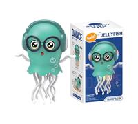 SVCEQZE Juguetes Pulpo Bailarín, 10.2x11.2x20.6cm ABS De Medusa para Bebé, Juguetes con Evasión Automática De Obstáculos, Eléctrico para Medusas Arrastrándose, Eléctrico para Niños