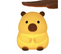 SVCEQZE Luz Nocturna Infantil,Luz Nocturna Animal Recargable 3 Niveles,Adorable Lámpara Mesita Noche | Para Niños Niñas Adultos Dormitorio Mesita De Noche Lactancia Cuentos Para Dormir
