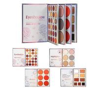SVCEQZE Paleta De Maquillaje - 45 Colores Multifuncional | Paleta De Sombras De Ojos De Viaje Para Maquillaje Del Rostro | Para Mujeres Chicas Principiantes Novia Diario Viaje Fiesta Citas Boda