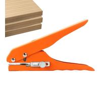 SVCEQZE Punch de orificio de tapa del tornillo, perforación de un agujero,Single Hole Punch Heshy Duty | Herramienta de carpintería de mano ajustable 8 mm Alicates para tarjetas de papel y película