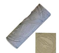 SVCEQZE Rodillo para arcilla, rodillo de arcilla, herramienta de rodillo de arcilla, herramientas de cerámica para manualidades, sellos de para cabezas de mano de cerámica, cerámica