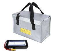 SVCEQZE Safe Bag, caja de carga de batería ignífuga, caja de seguridad de batería, caja protectora de batería, bolsa de batería ignífuga, maletín de protección de batería, organizador portátil para