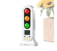 SVCEQZE Temporizador visual semáforo, herramienta de gestión del tiempo de horneado, reloj despertador para padres, profesores, estudiantes, escuela, hogar, cocina, oficina, dormitorio, aula, jardín