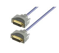 SVD Vivanco DVI-D Dual Link M/M 2.0m Cable DVI 2 m Azul - Cables DVI (2 m, DVI-D, DVI-D, Azul, Male Connector/Male Connector)