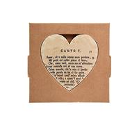 SVE Canto V Corazón de Piedra, marmol, 10 x 10 x 2 cm, 10x10x2 cm