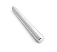 SveBake Acero Inoxidable - Acero Inoxidable Rodillo de Madera Rolling Pin Rodillo Panadero 30 cm teigschaber