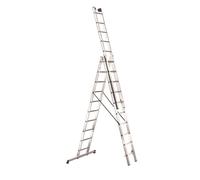 Svelt - Escalera Mixta Aluminio 3X10 Peldaños Hasta 7,20 Mt E310