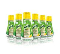 Svelto Gel para lavavajillas todo en 1 Powered By Nature, 6 unidades de 36 lavados, detergente lavavajillas con ingredientes de origen natural, eficaz en ciclos cortos, 100% plástico reciclado, limón