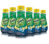 Svelto Gel para lavavajillas todo en 1 Titanium, 6 unidades de 36 lavados, detergente lavavajillas con agentes antical activos, acción súper desengrasante y brillo, botella 100% de plástico reciclado