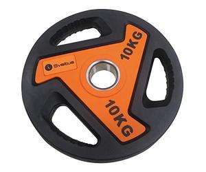 Sveltus 3812 Disco para Barra Unisex, Naranja/Negro, 10 kg