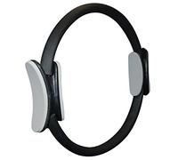 Sveltus - Anillo de Pilates para Adulto, Unisex, Negro y Gris, diámetro Aprox. 38 cm