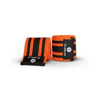 Sveltus Bande De Protection Genou X2 Cinta de protección, Unisex-Adult, Naranja, Negro, Talla única