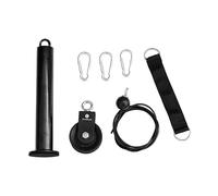 Sveltus Kit de polea, Unisex Adulto, Negro, Talla única