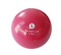 Sveltus Balle Lestée 500g Bola de Ejercicio, Unisex Adulto, Rosa, 500 g