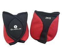 Sveltus Pulseras lestés Tacos - 2 kg para Adulto, Rojo