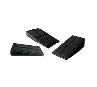 Sveltus Set Squat Block Bloques en Cuclillas, Unisex Adulto, Negro, Talla única