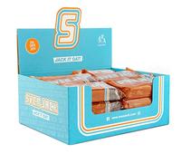 SvenJack Barritas de Avena Chocolate y Almendra - Pack 24 x 125g - Energy Bar Vegana con Cobertura de Cacao y Almendras Tostadas - Snack Energético Alto en Fibra para Deportistas