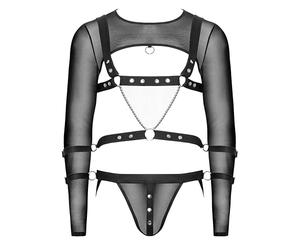 Svenjoyment Bondage Conjunto de esclavitud para hombre Black XXL