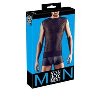 Svenjoyment Camisa para hombre Black M