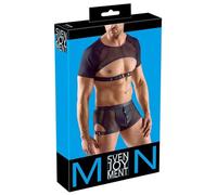 Svenjoyment Camisa para hombre Black M