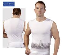 Svenjoyment Camiseta blanca para hombre L Horizonte