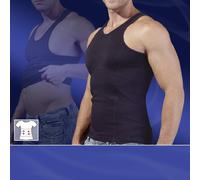 Svenjoyment - Camiseta Reductora - Vientre Plano - Extra Grande - Xl, Negro