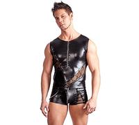 Svenjoyment combinación efecto mojado con laçage talla L