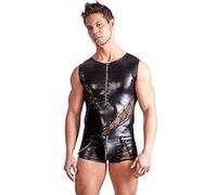Svenjoyment combinación efecto mojado con laçage, talla XXL