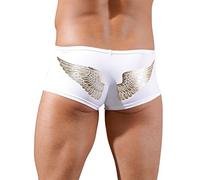 Svenjoyment - Pantalones para boxer - Pantalones cortos Ángel Blanco de oro XL