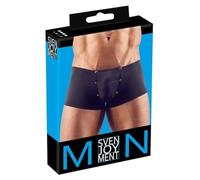 SVENJOYMENT - Pantalones tipo bóxer (talla M), color negro
