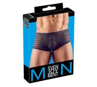 Svenjoyment - Ropa interior tamaño mediano negro Boxer de corte corto