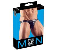 Svenjoyment Briefs brillantes para él – Negro, Talla M