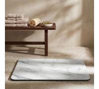 Svet - Alfombra Diatomita Baño - Secado Rápido y Ultra Absorbente, Antideslizante, Antibacteriana y Antihongos, Alfombrilla Baño Diatomita de Piedra. (Mármol Clásico)