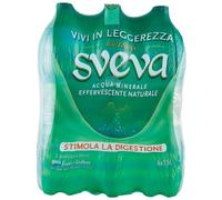 Sveva - Agua Mineral, efervescente natural, estimula la digestión - 1500 ml