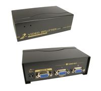 Svga VGA 2 Puerto Divisor De 1 Dispositivo A 2 Monitores / Muestra Hasta 75m