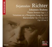 Sviatoslav Richter – Sonatas para piano Op.1 y Op.2 (Var. Op.21,2) – CD – Importación USA