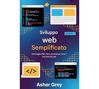 Sviluppo web semplificato: Padroneggia HTML, CSS, E JavaScript per creare i tuoi primi siti web
