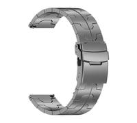 Svincoter Correa de Metal de titanio apta for reloj inteligente for Amazfit Balance Falcon GTR 4, correa de 22mm for Huawei GT 4 de 46mm, pulsera for reloj 4 Pro for hombre(Silver,22mm)